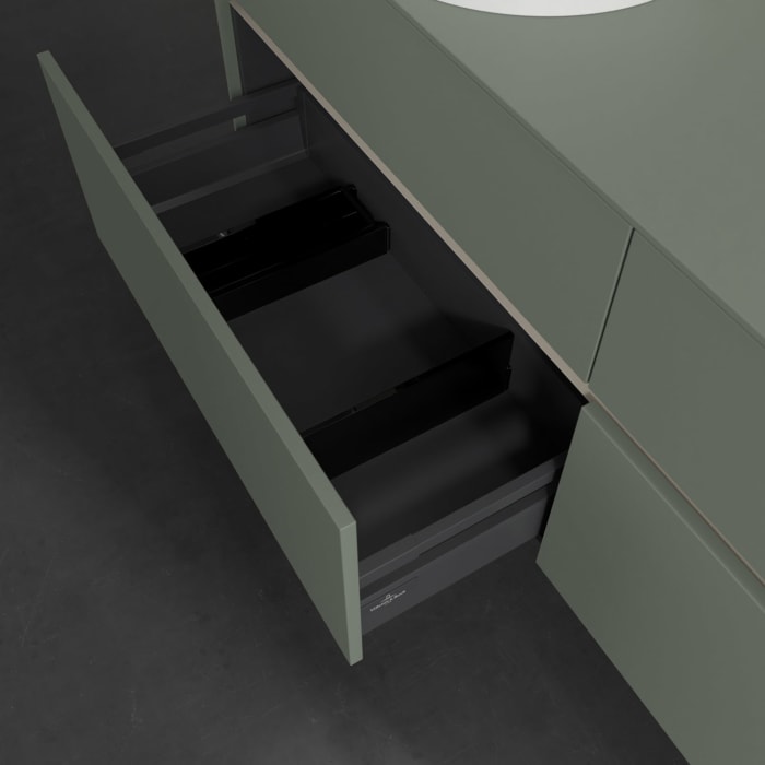 Villeroy & Boch Collaro Waschtischunterschrank 160 x 54,8 cm , mit LED-Beleuchtung, mit 4 Auszügen