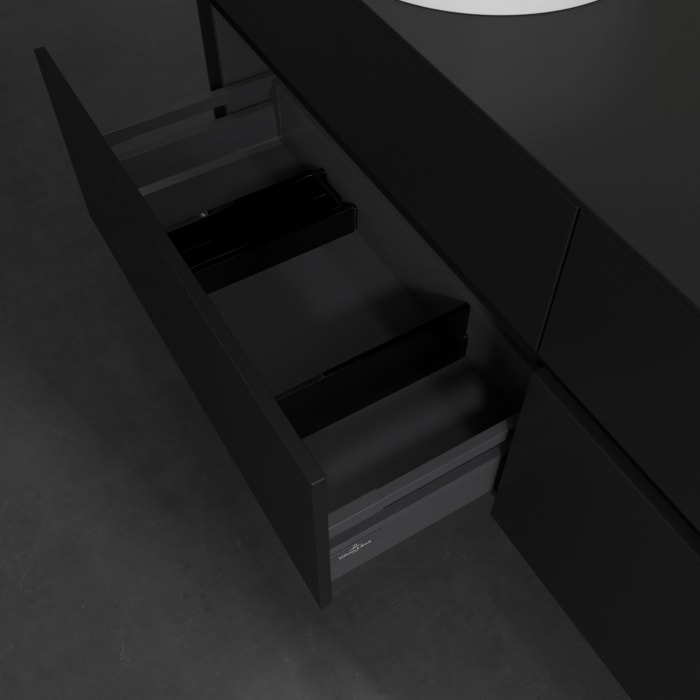 Villeroy & Boch Collaro Waschtischunterschrank 160 x 54,8 cm , mit LED-Beleuchtung, mit 4 Auszügen