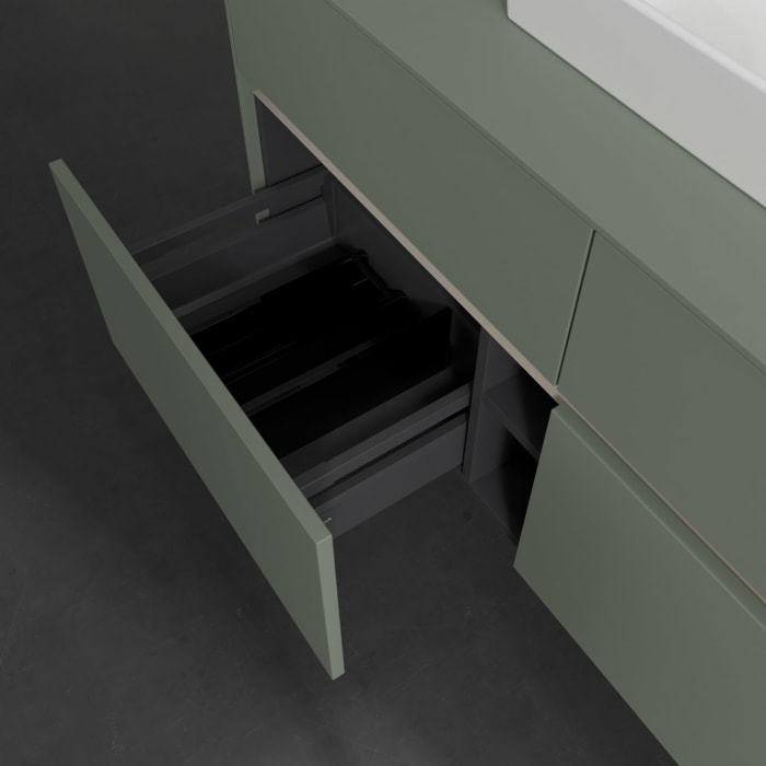 Villeroy & Boch Collaro Waschtischunterschrank 120 x 54,8 cm , mit LED-Beleuchtung, mit 4 Auszügen