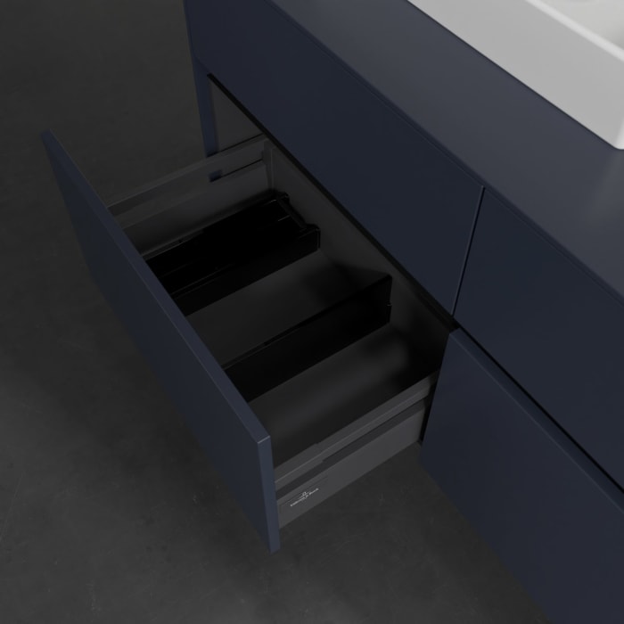 Villeroy & Boch Collaro Waschtischunterschrank 120 x 54,8 cm , mit LED-Beleuchtung, mit 4 Auszügen