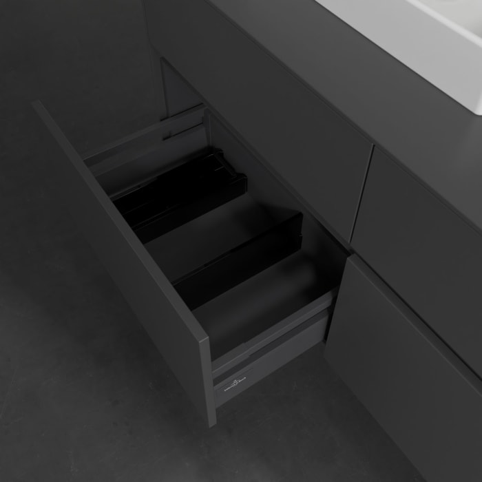 Villeroy & Boch Collaro Waschtischunterschrank 120 x 54,8 cm , mit LED-Beleuchtung, mit 4 Auszügen