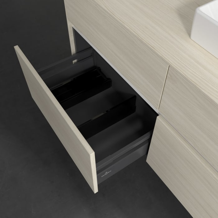 Villeroy & Boch Collaro Waschtischunterschrank 120 x 54,8 cm , mit LED-Beleuchtung, mit 4 Auszügen