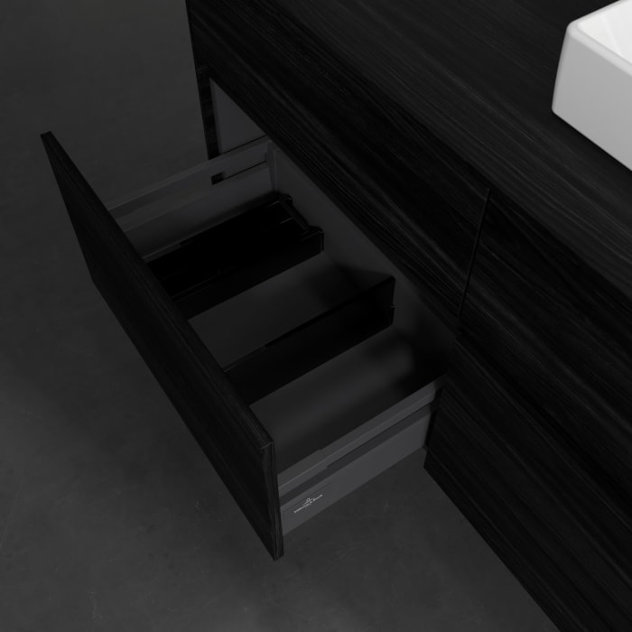 Villeroy & Boch Collaro Waschtischunterschrank 120 x 54,8 cm , mit LED-Beleuchtung, mit 4 Auszügen