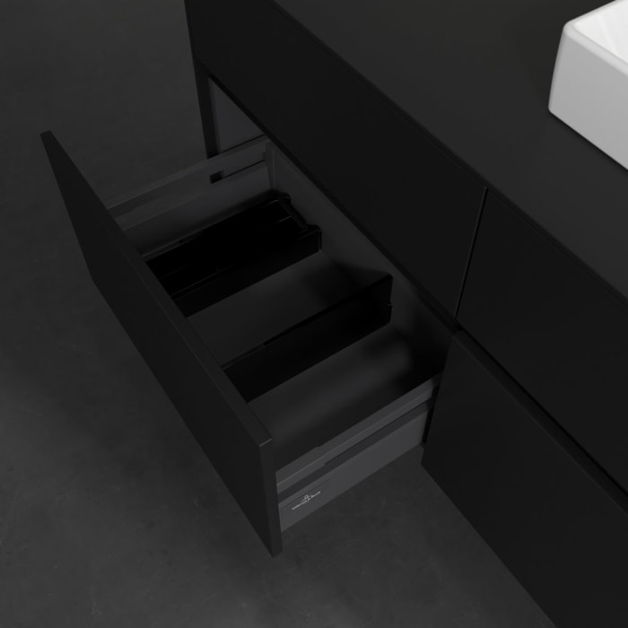 Villeroy & Boch Collaro Waschtischunterschrank 120 x 54,8 cm , mit LED-Beleuchtung, mit 4 Auszügen