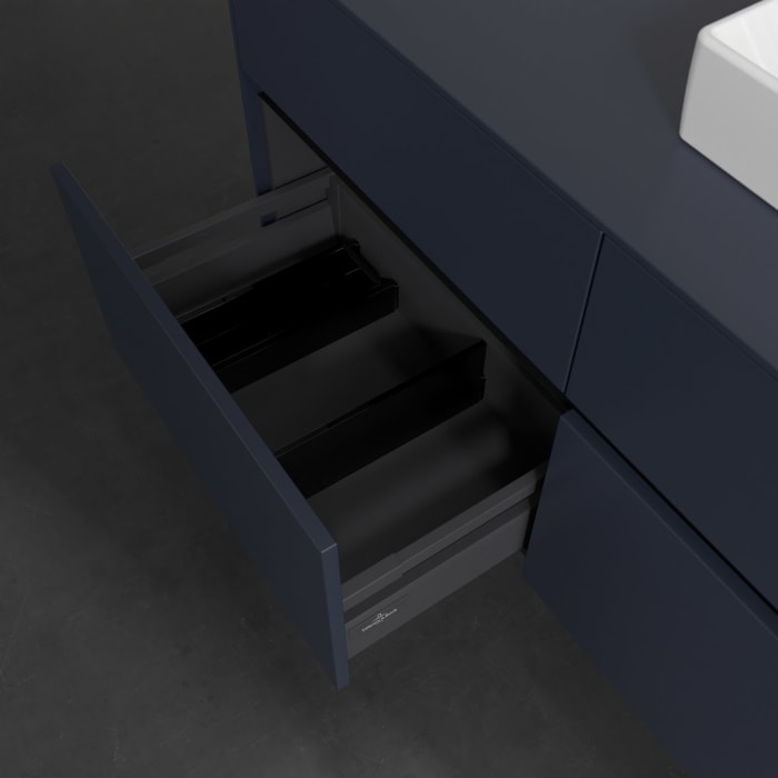 Villeroy & Boch Collaro Waschtischunterschrank 120 x 54,8 cm , mit LED-Beleuchtung, mit 4 Auszügen