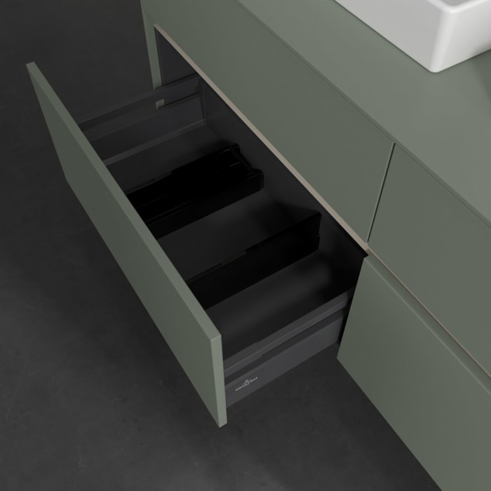 Villeroy & Boch Collaro Waschtischunterschrank 140 x 54,8 cm , mit LED-Beleuchtung, mit 4 Auszügen