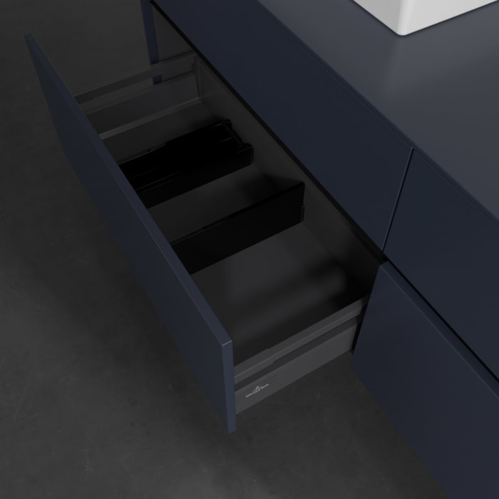 Villeroy & Boch Collaro Waschtischunterschrank 160 x 54,8 cm , mit LED-Beleuchtung, mit 4 Auszügen