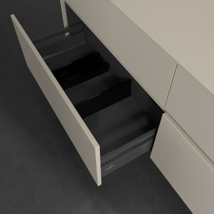 Villeroy & Boch Collaro Waschtischunterschrank 160 x 54,8 cm , mit LED-Beleuchtung, mit 4 Auszügen