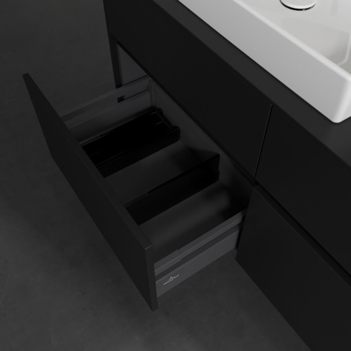 Villeroy & Boch Collaro Waschtischunterschrank 120 x 54,8 cm , mit LED-Beleuchtung, mit 4 Auszügen