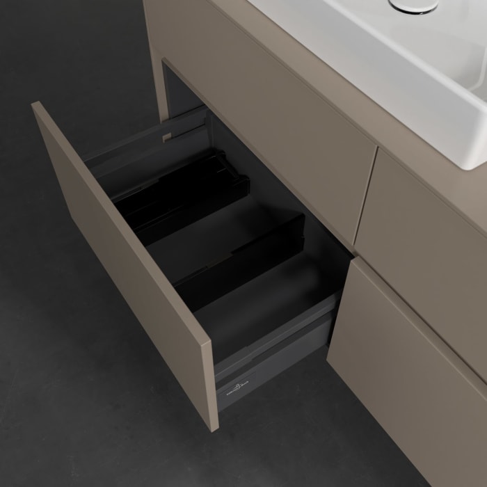 Villeroy & Boch Collaro Waschtischunterschrank 120 x 54,8 cm , mit LED-Beleuchtung, mit 4 Auszügen