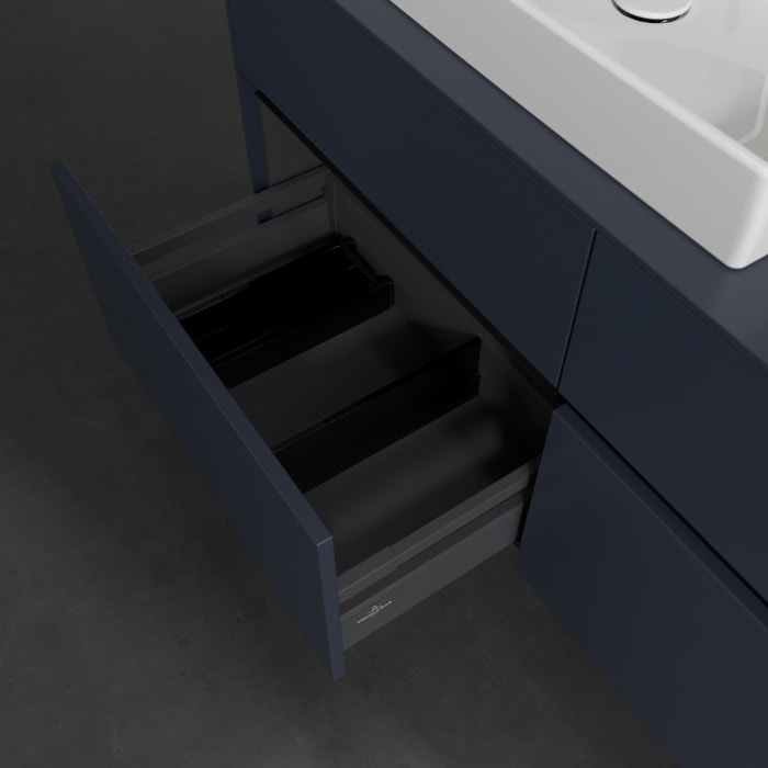 Villeroy & Boch Collaro Waschtischunterschrank 120 x 54,8 cm , mit LED-Beleuchtung, mit 4 Auszügen