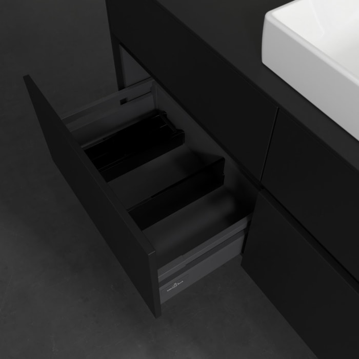 Villeroy & Boch Collaro Waschtischunterschrank 120 x 54,8 cm , mit LED-Beleuchtung, mit 4 Auszügen