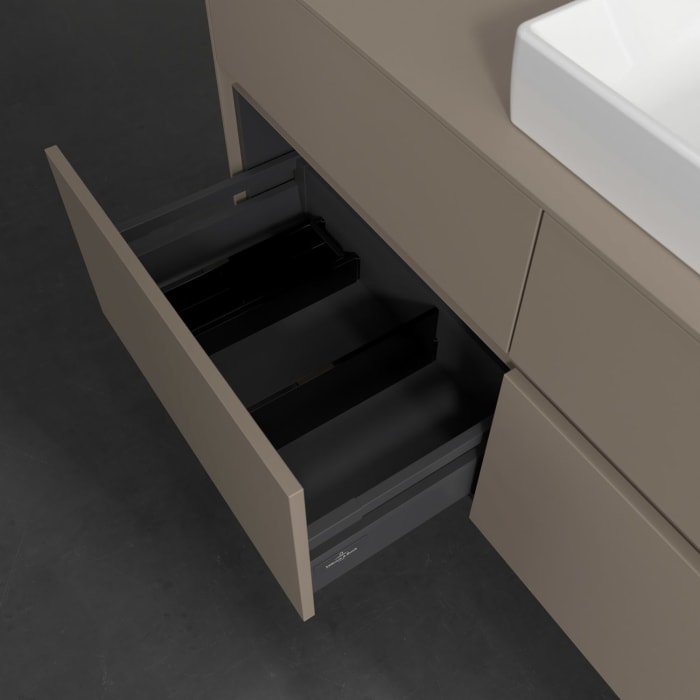 Villeroy & Boch Collaro Waschtischunterschrank 120 x 54,8 cm , mit LED-Beleuchtung, mit 4 Auszügen