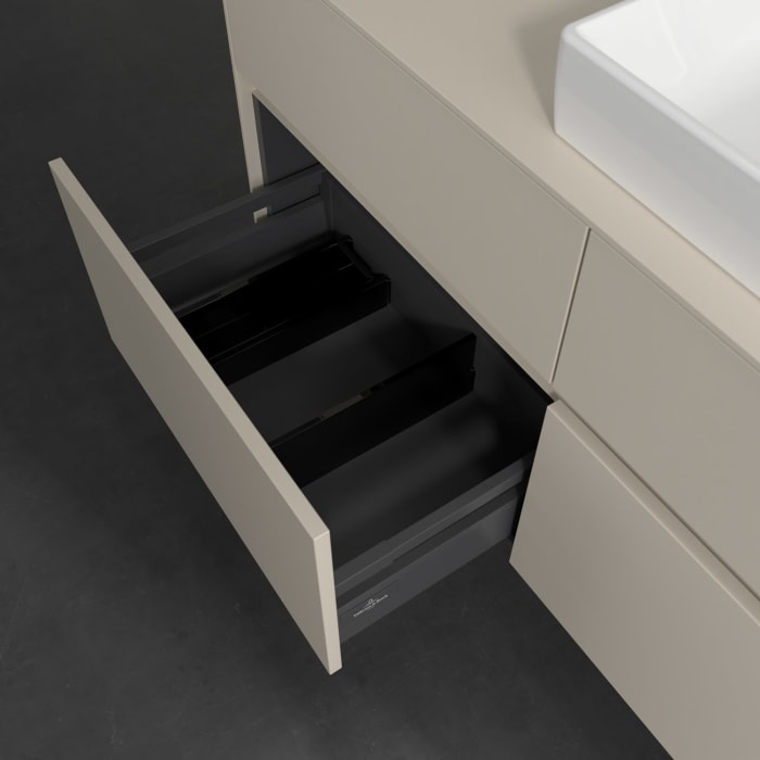 Villeroy & Boch Collaro Waschtischunterschrank 120 x 54,8 cm , mit LED-Beleuchtung, mit 4 Auszügen