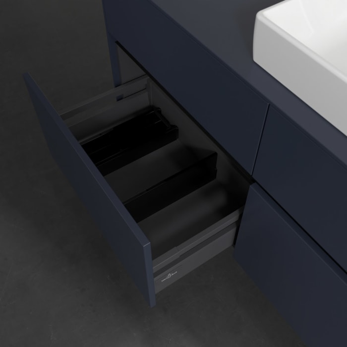 Villeroy & Boch Collaro Waschtischunterschrank 120 x 54,8 cm , mit LED-Beleuchtung, mit 4 Auszügen