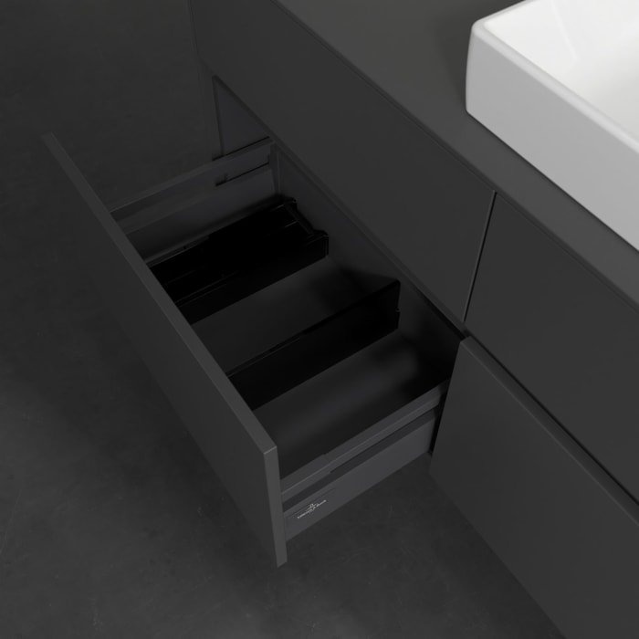 Villeroy & Boch Collaro Waschtischunterschrank 120 x 54,8 cm , mit LED-Beleuchtung, mit 4 Auszügen