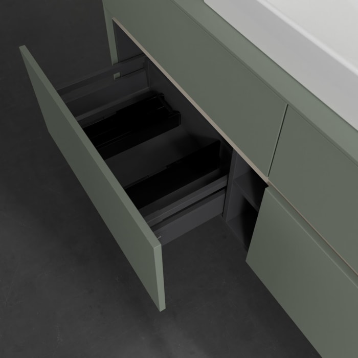 Villeroy & Boch Collaro Waschtischunterschrank 140 x 54,8 cm , mit LED-Beleuchtung, mit 4 Auszügen