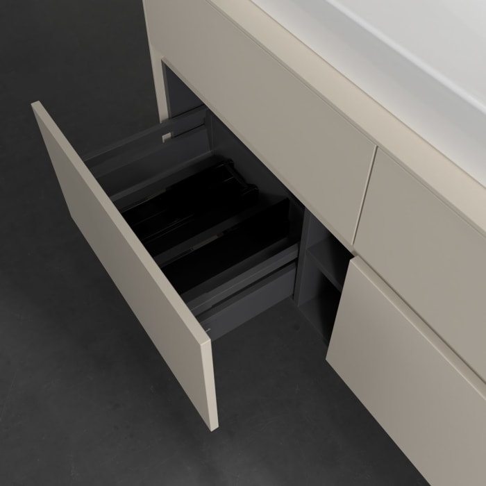 Villeroy & Boch Collaro Waschtischunterschrank 120 x 54,8 cm , mit LED-Beleuchtung, mit 4 Auszügen