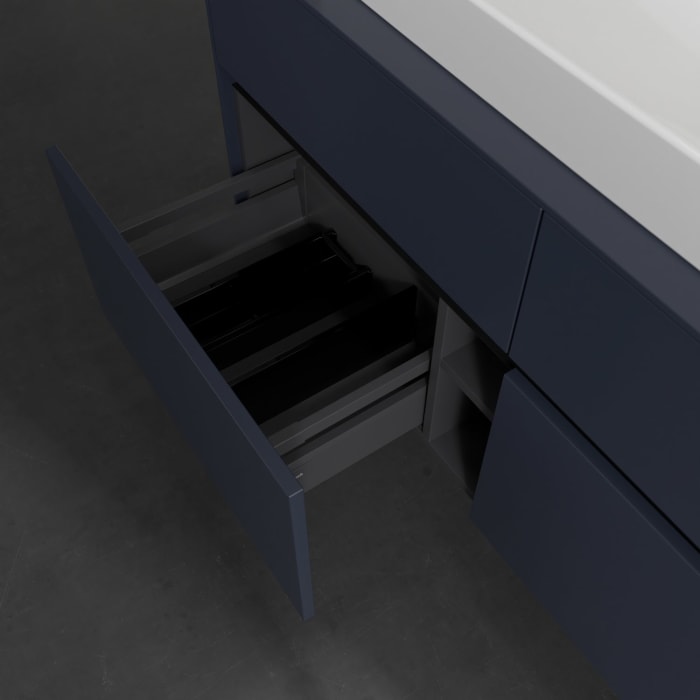 Villeroy & Boch Collaro Waschtischunterschrank 120 x 54,8 cm , mit LED-Beleuchtung, mit 4 Auszügen