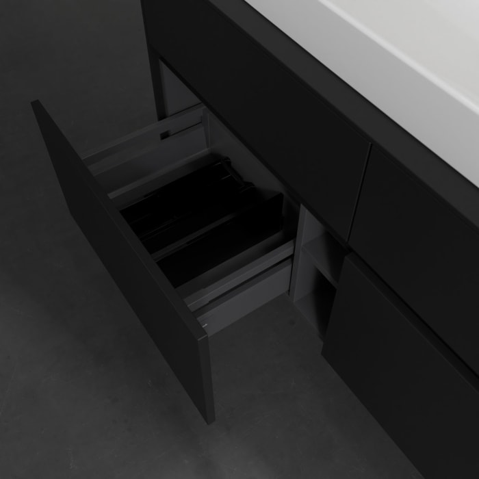 Villeroy & Boch Collaro Waschtischunterschrank 120 x 54,8 cm , mit LED-Beleuchtung, mit 4 Auszügen