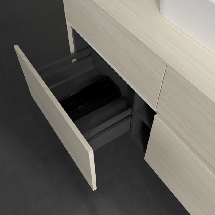 Villeroy & Boch Collaro Waschtischunterschrank 120 x 54,8 cm , mit LED-Beleuchtung, mit 4 Auszügen