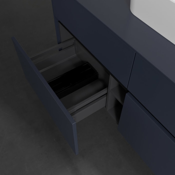 Villeroy & Boch Collaro Waschtischunterschrank 120 x 54,8 cm , mit LED-Beleuchtung, mit 4 Auszügen