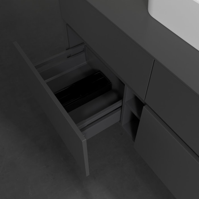 Villeroy & Boch Collaro Waschtischunterschrank 120 x 54,8 cm , mit LED-Beleuchtung, mit 4 Auszügen