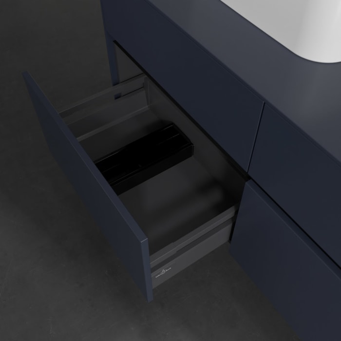 Villeroy & Boch Collaro Waschtischunterschrank 120 x 54,8 cm , mit LED-Beleuchtung, mit 4 Auszügen