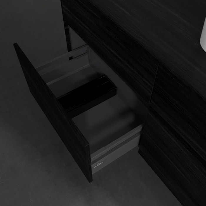 Villeroy & Boch Collaro Waschtischunterschrank 120 x 54,8 cm , mit LED-Beleuchtung, mit 4 Auszügen