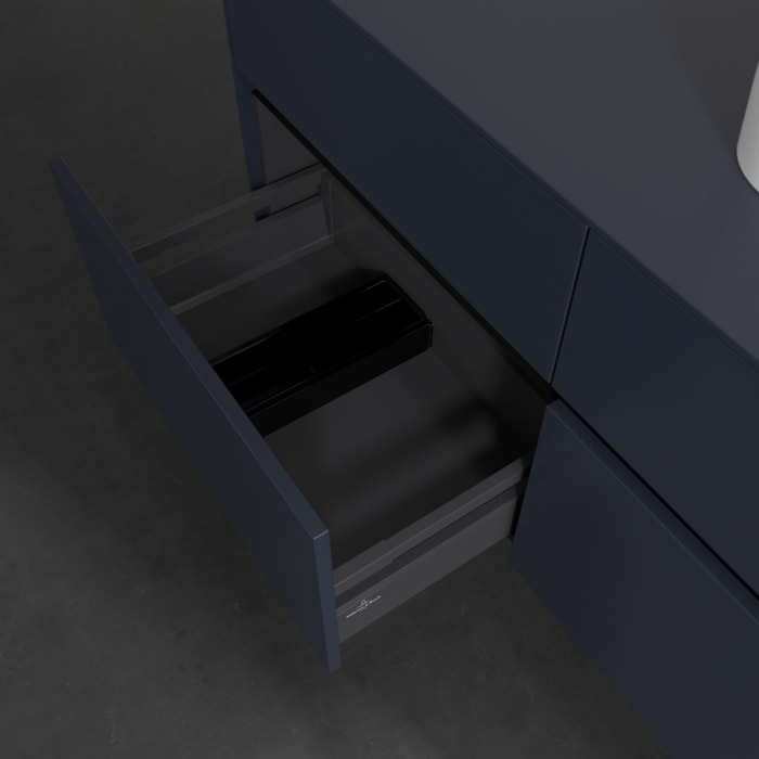 Villeroy & Boch Collaro Waschtischunterschrank 120 x 54,8 cm , mit LED-Beleuchtung, mit 4 Auszügen