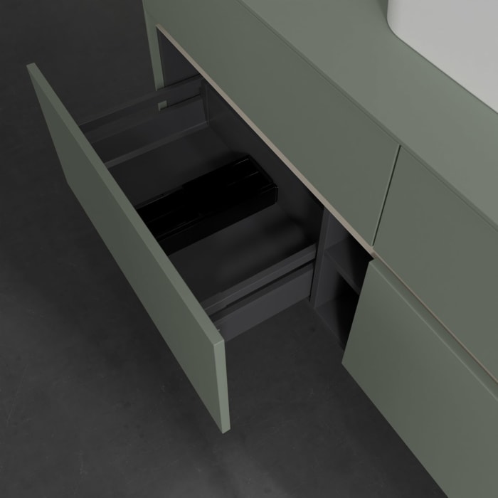 Villeroy & Boch Collaro Waschtischunterschrank 140 x 54,8 cm , mit LED-Beleuchtung, mit 4 Auszügen