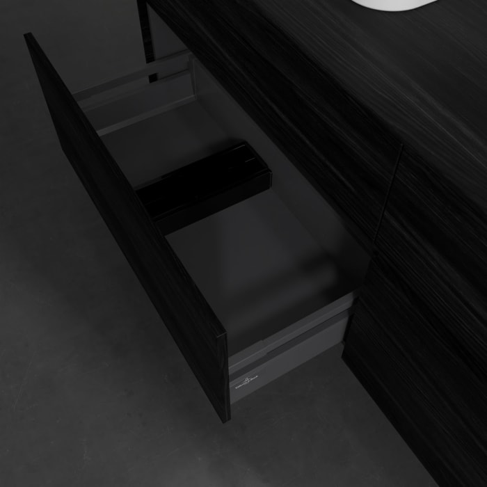 Villeroy & Boch Collaro Waschtischunterschrank 160 x 54,8 cm , mit LED-Beleuchtung, mit 4 Auszügen