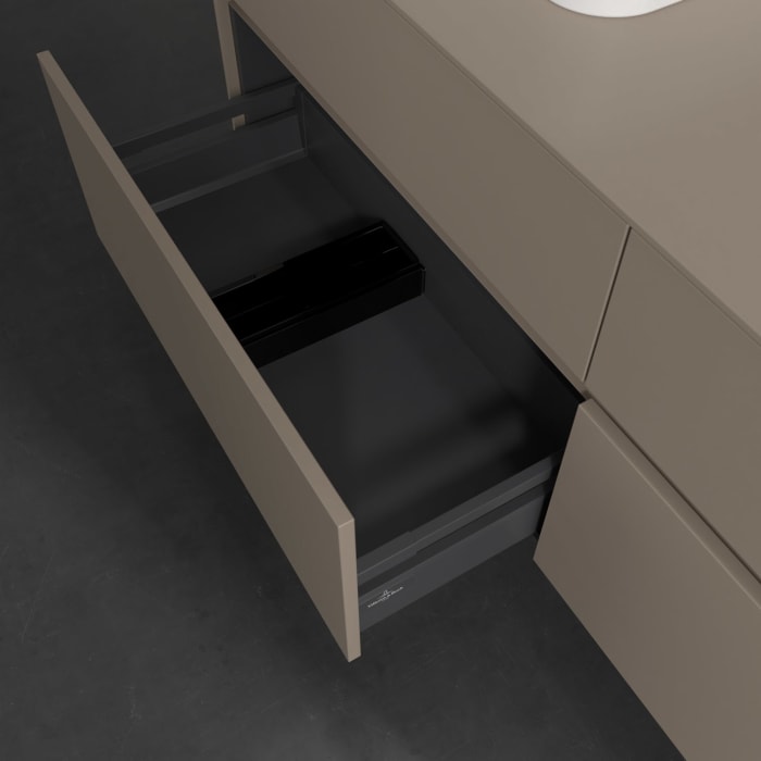 Villeroy & Boch Collaro Waschtischunterschrank 160 x 54,8 cm , mit LED-Beleuchtung, mit 4 Auszügen