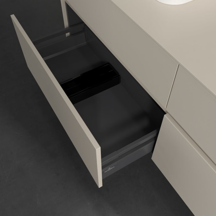 Villeroy & Boch Collaro Waschtischunterschrank 160 x 54,8 cm , mit LED-Beleuchtung, mit 4 Auszügen