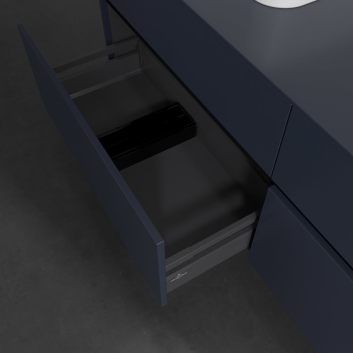 Villeroy & Boch Collaro Waschtischunterschrank 160 x 54,8 cm , mit LED-Beleuchtung, mit 4 Auszügen