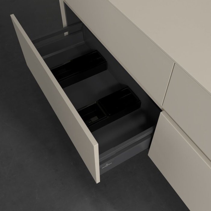 Villeroy & Boch Collaro Waschtischunterschrank 160 x 54,8 cm , mit LED-Beleuchtung, mit 4 Auszügen