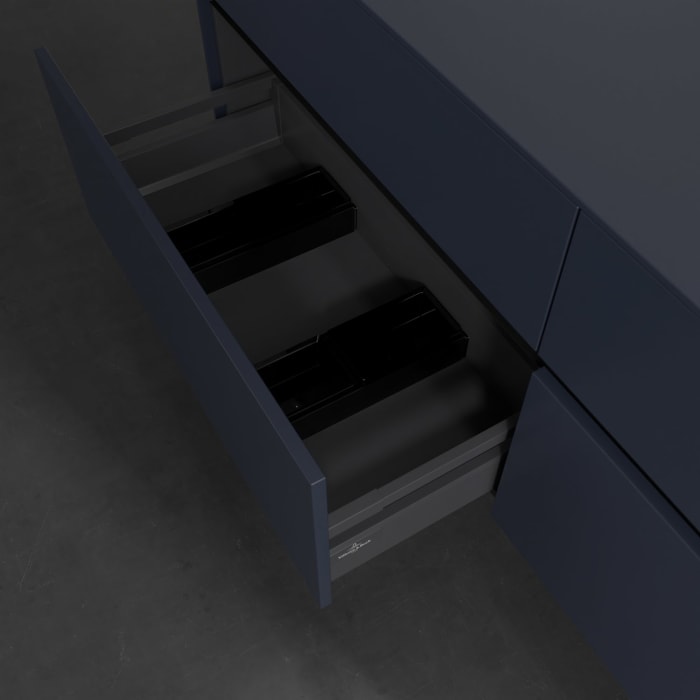 Villeroy & Boch Collaro Waschtischunterschrank 160 x 54,8 cm , mit LED-Beleuchtung, mit 4 Auszügen