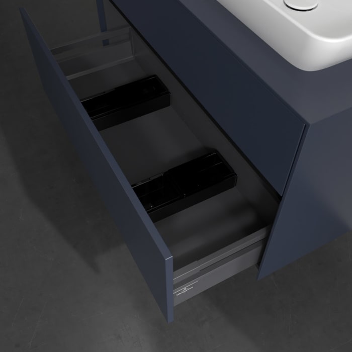 Villeroy & Boch Collaro Waschtischunterschrank 100 x 54,8 cm , mit LED-Beleuchtung, mit 2 Auszügen