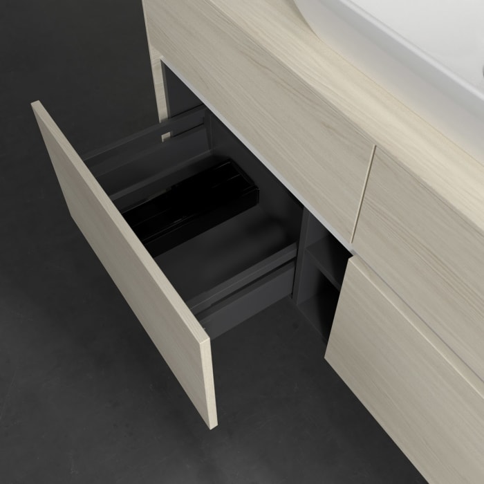 Villeroy & Boch Collaro Waschtischunterschrank 120 x 54,8 cm , mit LED-Beleuchtung, mit 4 Auszügen