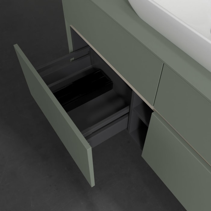 Villeroy & Boch Collaro Waschtischunterschrank 120 x 54,8 cm , mit LED-Beleuchtung, mit 4 Auszügen