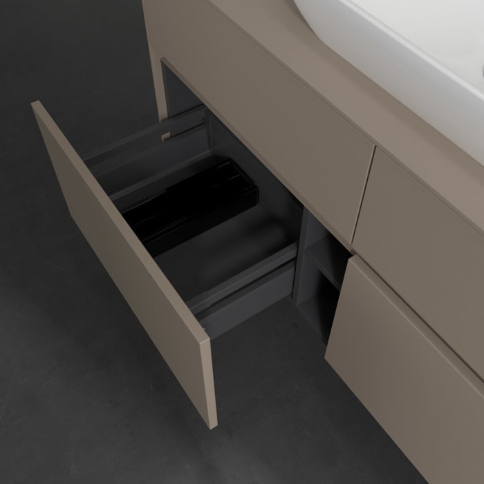 Villeroy & Boch Collaro Waschtischunterschrank 120 x 54,8 cm , mit LED-Beleuchtung, mit 4 Auszügen