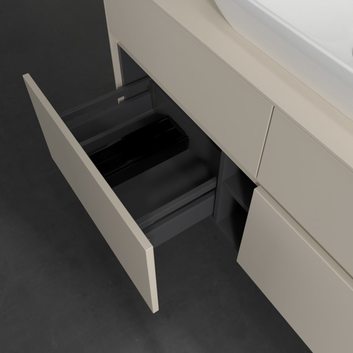 Villeroy & Boch Collaro Waschtischunterschrank 120 x 54,8 cm , mit LED-Beleuchtung, mit 4 Auszügen