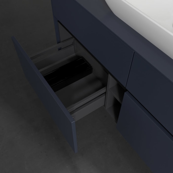 Villeroy & Boch Collaro Waschtischunterschrank 120 x 54,8 cm , mit LED-Beleuchtung, mit 4 Auszügen