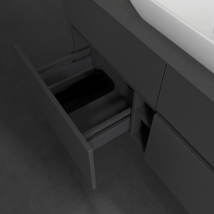 Villeroy & Boch Collaro Waschtischunterschrank 120 x 54,8 cm , mit LED-Beleuchtung, mit 4 Auszügen