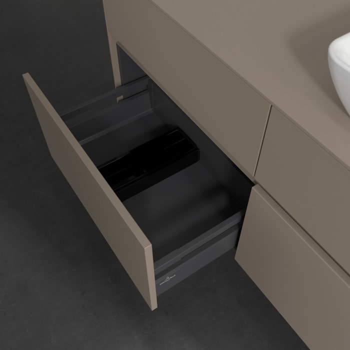 Villeroy & Boch Collaro Waschtischunterschrank 120 x 54,8 cm , mit LED-Beleuchtung, mit 4 Auszügen