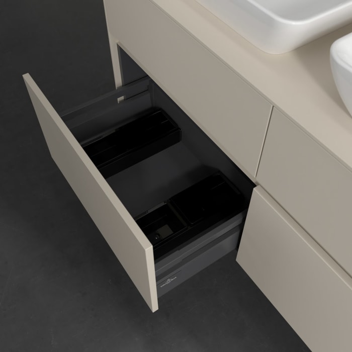 Villeroy & Boch Collaro Waschtischunterschrank 120 x 54,8 cm , mit LED-Beleuchtung, mit 4 Auszügen