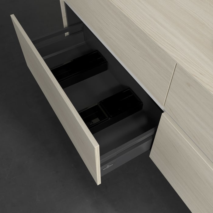 Villeroy & Boch Collaro Waschtischunterschrank 160 x 54,8 cm , mit LED-Beleuchtung, mit 4 Auszügen