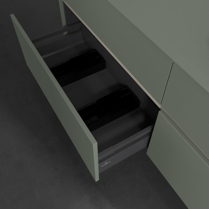 Villeroy & Boch Collaro Waschtischunterschrank 160 x 54,8 cm , mit LED-Beleuchtung, mit 4 Auszügen