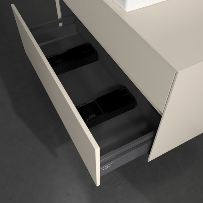 Villeroy & Boch Collaro Waschtischunterschrank 100 x 54,8 cm , mit LED-Beleuchtung, mit 2 Auszügen