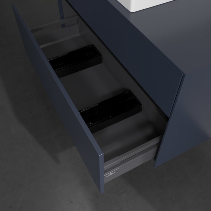 Villeroy & Boch Collaro Waschtischunterschrank 100 x 54,8 cm , mit LED-Beleuchtung, mit 2 Auszügen